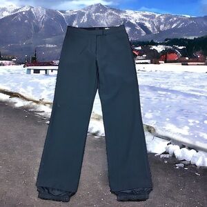 FERA Stretch Black Insulated Ski Pants Detachable Gaiters Woman’s Size 10 R